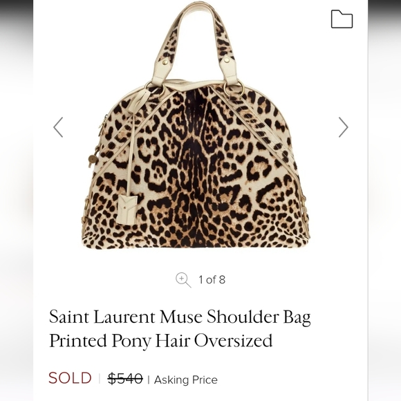 Yves Saint Laurent Handbags - Authentic ysl muse shoulder bag with pony hair ❤️🤩🌹